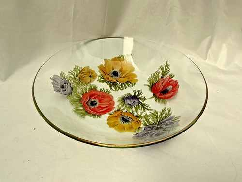 Vintage chance glass anemone - vintage,