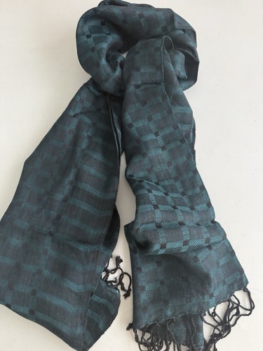 Unisex long scarf teal - unisex,