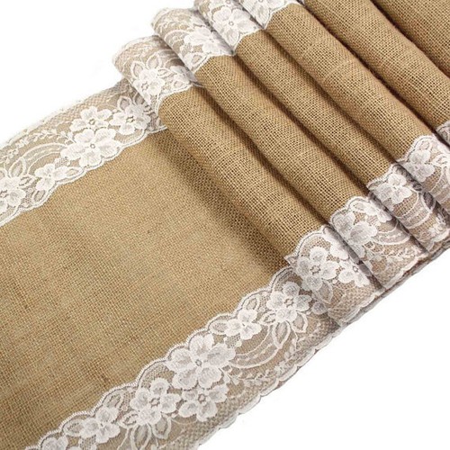 Hessian burlap table runner - burlap,