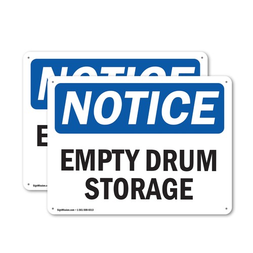 Empty drum storage - (2,