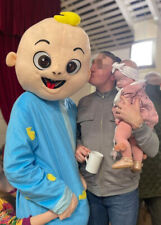 JJ Cocomelon adult sized mascot fancy dress costume party hire in UK