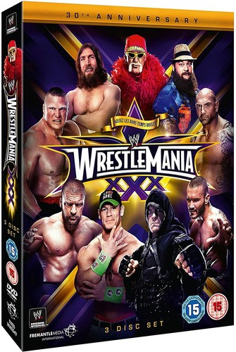 Wwe wrestlemania dvd - wrestlemania, [3x