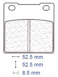 Brake pads carbon - brake,