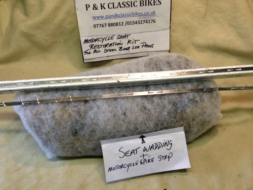 Motorcycle seat restoration - seat,