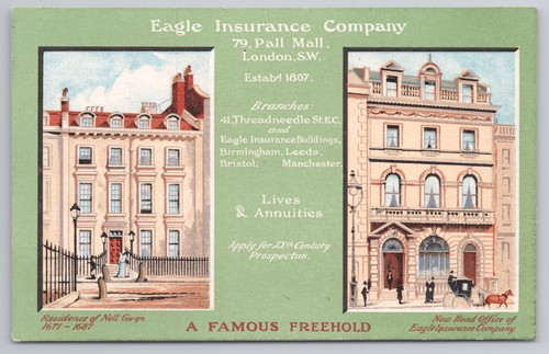 Postcard antique london - postcard,