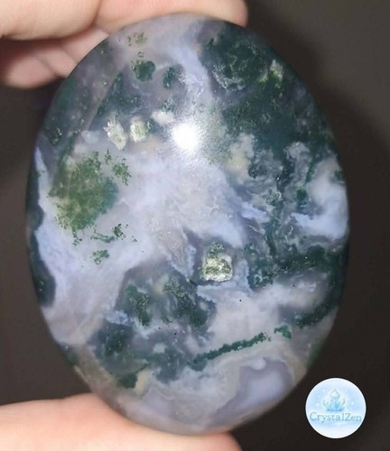 Moss agate crystal - moss,
