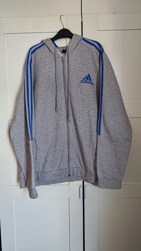 Adidas men grey full zip - full,