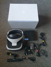 BOXED PLAYSTATION 4 VIRTUAL REALITY VR V1 BUNDLE, TESTED AND WORKING