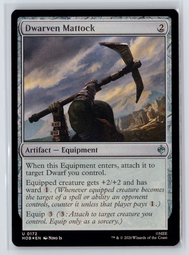 Dwarven mattock 172 - mattock, #172
