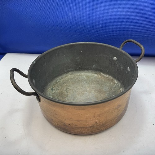 Copper shaped pot vintage - copper,