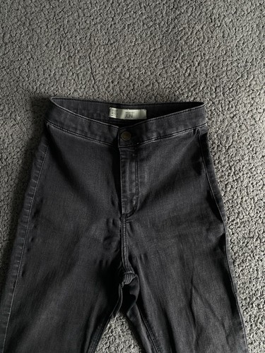 Black topshop high waisted - black,