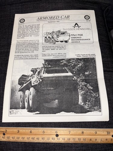 Vtg 1991 newsletter thyssen - newsletter:,
