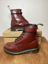 Dr Martens Docs DM’s 1460 Cherry Red Oxblood Smooth Leather Boots UK 5 Read Desc