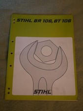 Stihl BR 106 Blower, BT 106 Earth Auger Service Manual