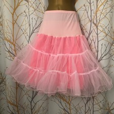 S M Pink 50s Retro Petticoat