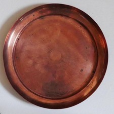 ANTIQUE (JOSEPH SANKEY & SONS)  SMALL COPPER TRAY