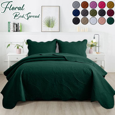 Floral Pattern Bedspread Set