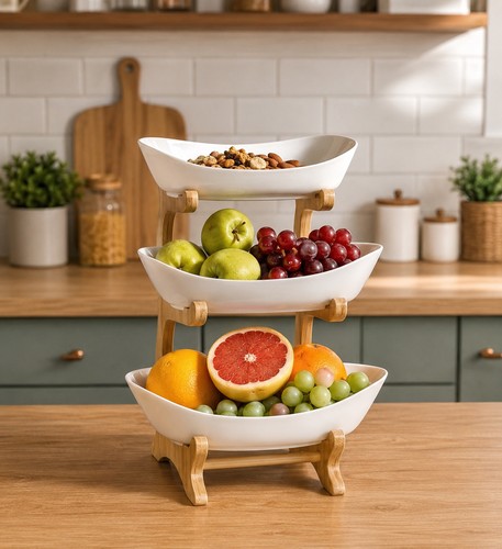 Tier fruit bowl - bowl, stand