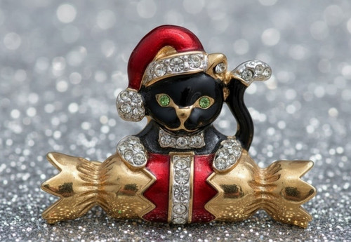 Butler wilson brooch xmas - &,