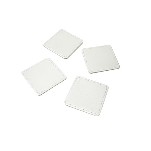 Faux leather drink - faux, coasters
