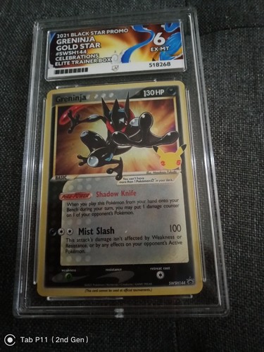 Pokémon tcg greninja - pokémon, gold