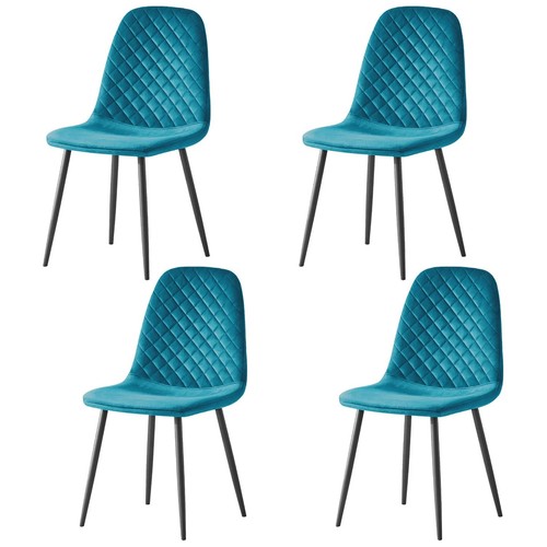 Piece dining chairs - chairs, velvet