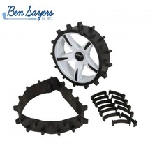 Ben Sayers Golf Trolley Winter Wheel Covers 10" Studded Rubber Tyres - Pair