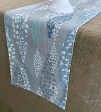 Blue Table Runner Teal