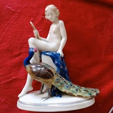 Fasold & Stauch - Thuringia Venus with Peacock, around 1910