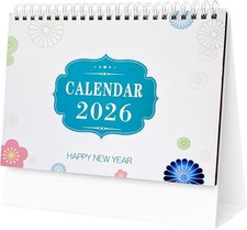 Desk Calendar 2026 UK Standing