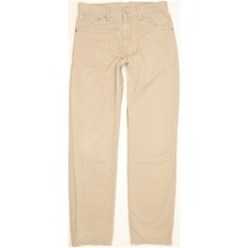 Levi's 521 Men Beige Straight Regular Jeans W33 L34 (106880)