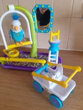 Little Live Pets cleverkeet singing moving Parakeet/parrot playset/activity set