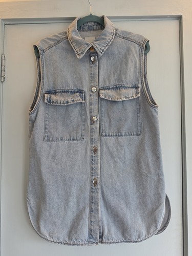 Light wash sleeveless - wash,