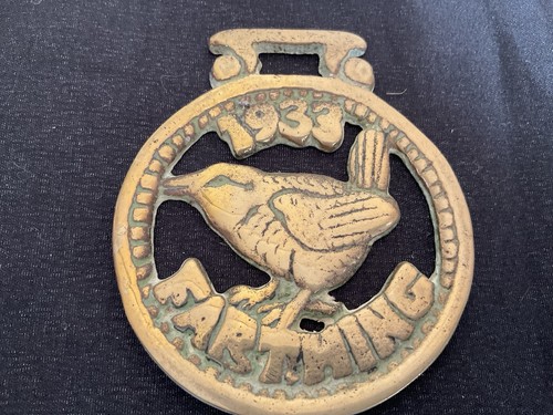 Vintage horse brass wren - horse,