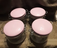 Glass jars with ceramic - jars,