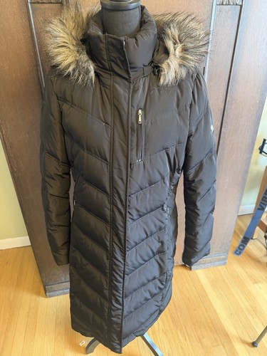 Beautiful long black winter - black,