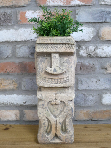 Rustic easter island aztec - easter,