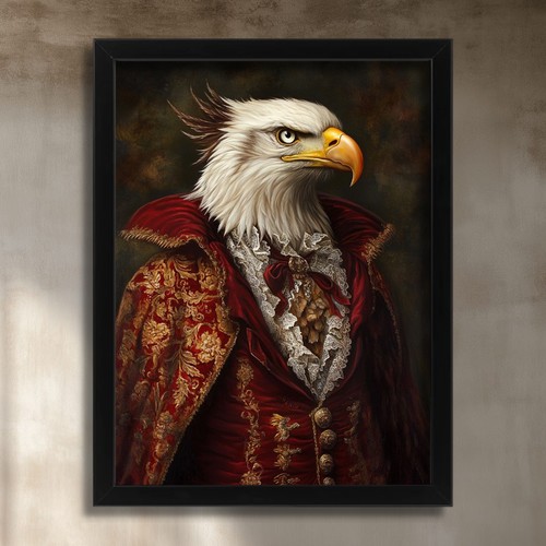 Regal bald eagle portrait - regal,