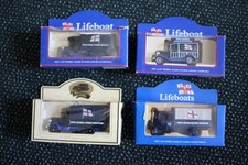 Lledo lifeboat RNLI model vans vintage set of 4 advertising