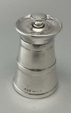 Antique Silver Pepper Mill