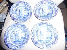 Spode Blue Italian 4 cereal / desert bowls used