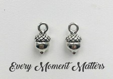 10 x Tibetan Silver ACORN NUT