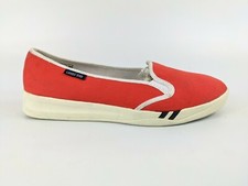 Lands'end Red Canvas Trainers