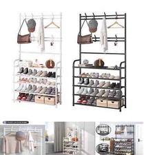 5-Tier Entryway Coat Rack Shoe