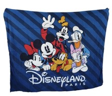 Disneyland Paris Mickey & Minnie Mouse Throw Blanket Fleece Donald Duck Disney