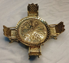 Antique hand carved brass