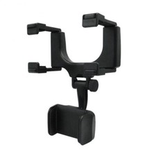 Car Rearview Mirror Mount Stand 360° Adjustable GPS Mobile Phone Holder Cradle