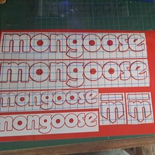 Mongoose BMX  sticker set.  In