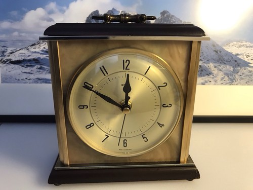 Vintage mantle clock - vintage,