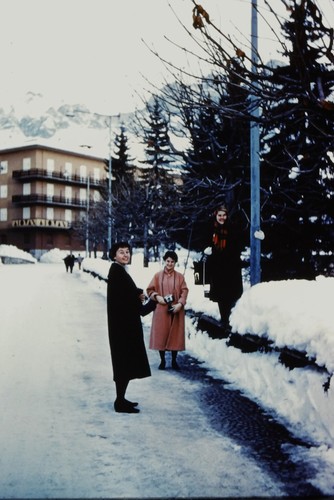 1950s 35mm slide alpen - alpen, hotel